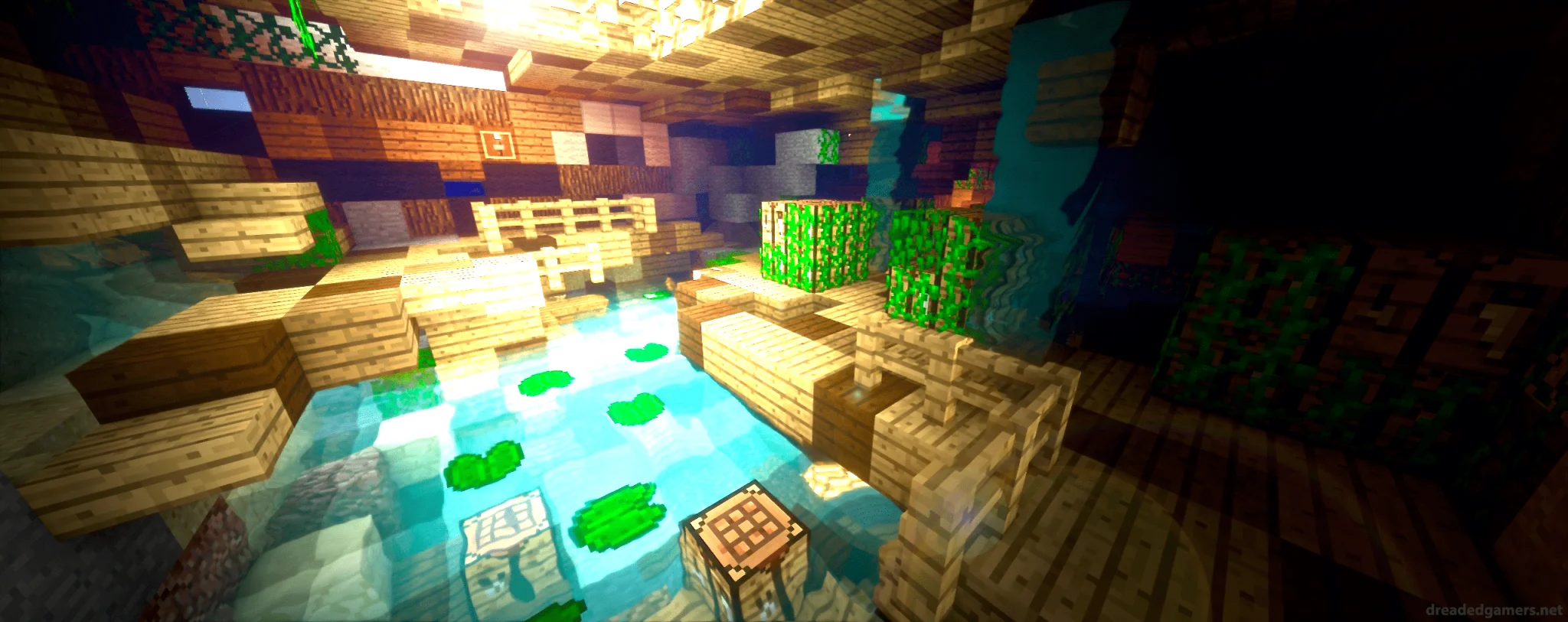 Server Spawn: One of the inner areas of the server spawn.